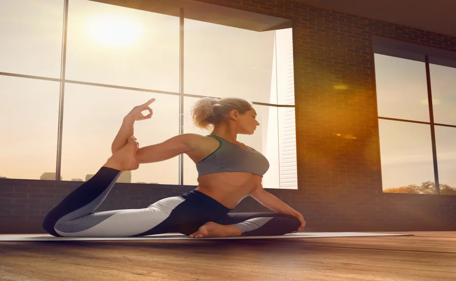 Person practicing mindfulness and wellness for mental health and emotional balance